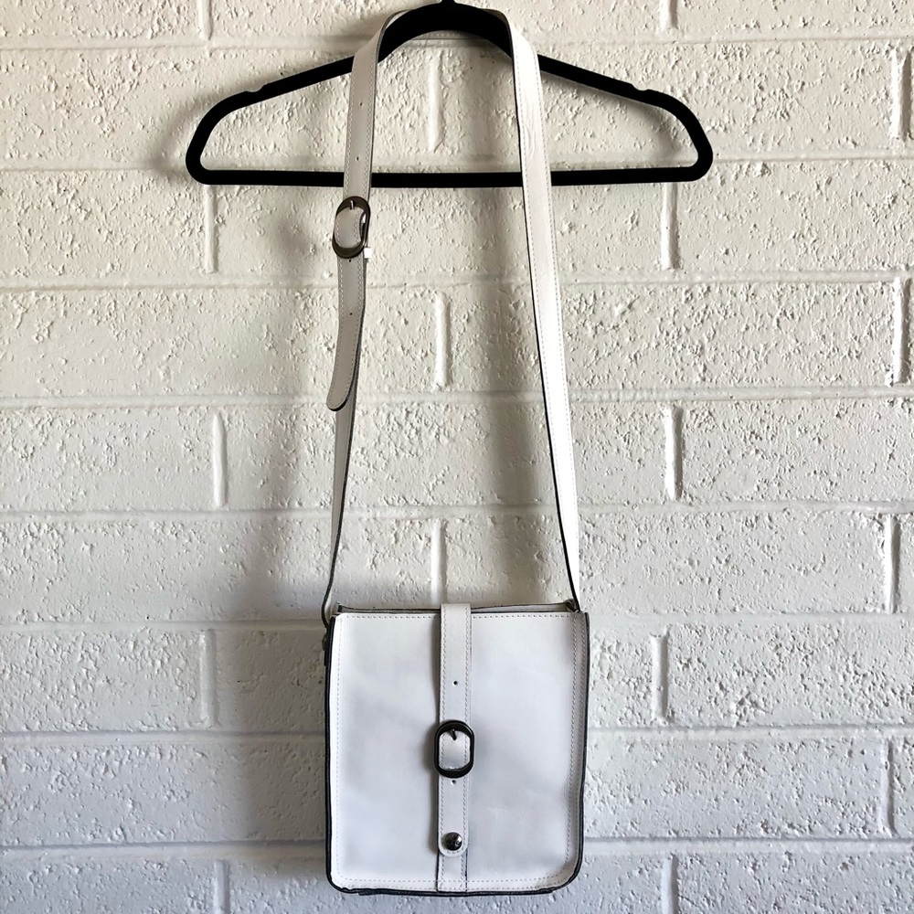 Patricia Nash white leather Crossbody Bag